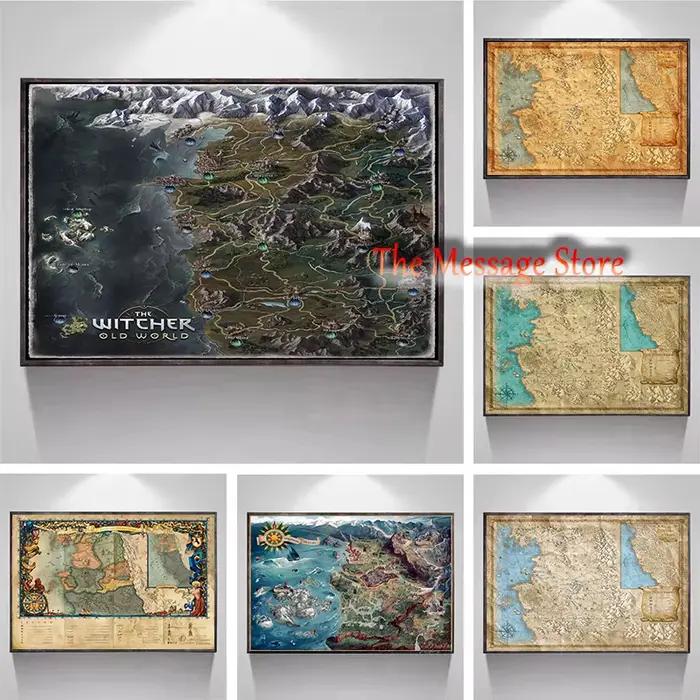Carte du monde Witcher