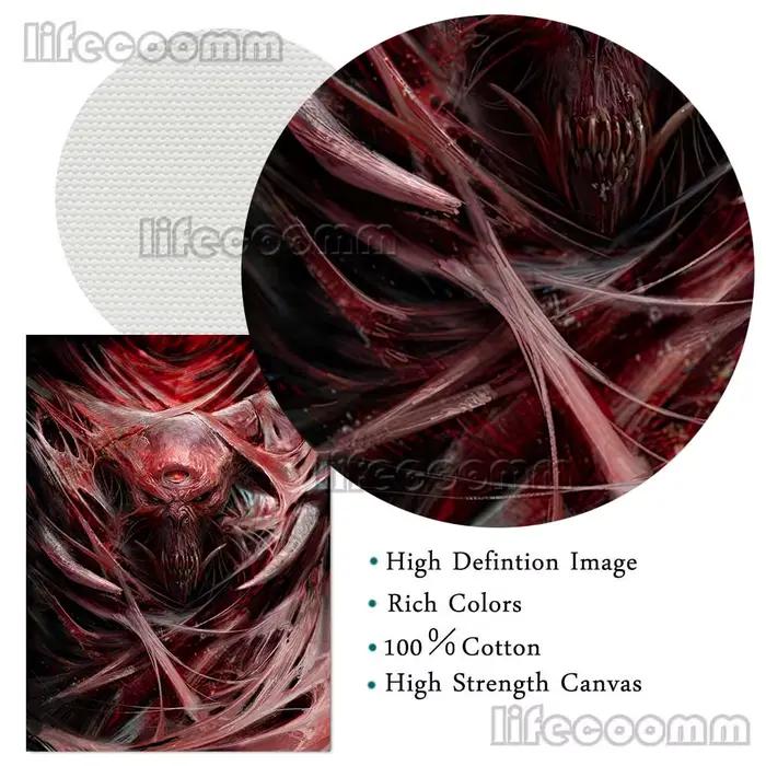 Toile d'art mural Vintage Demon Of Pain