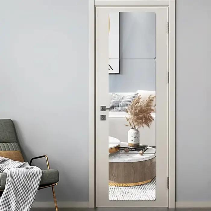 Autocollant mural miroir 3D en acrylique