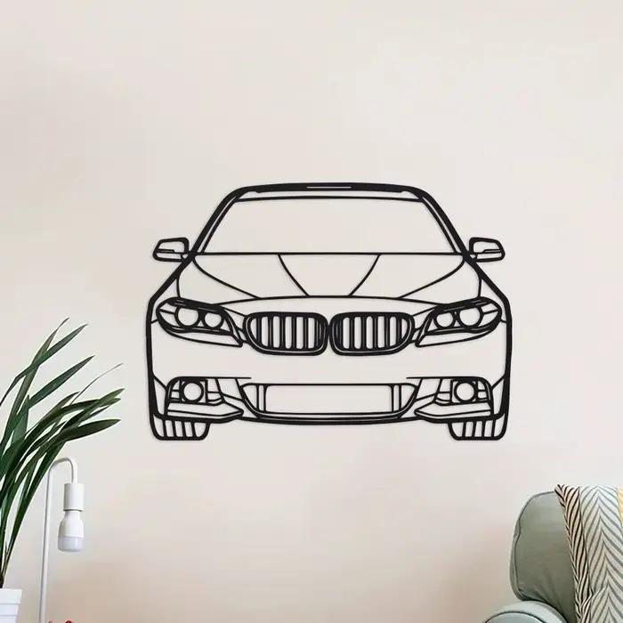 Artisanat exquis : décoration murale en métal d'art abstrait – Parfaite pour la maison