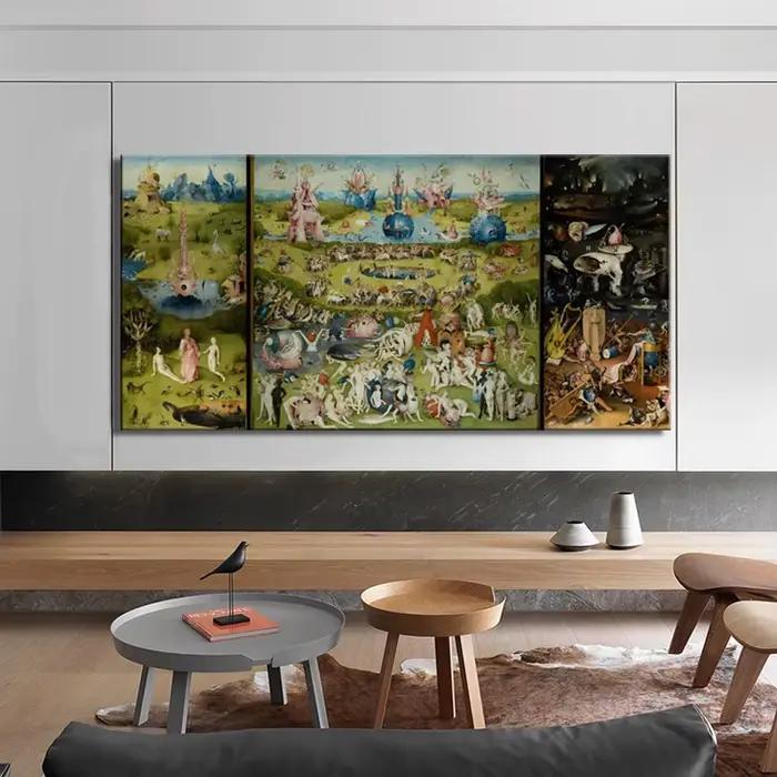 Bosch hiéonymus le jardin de la délice terrestre affiche