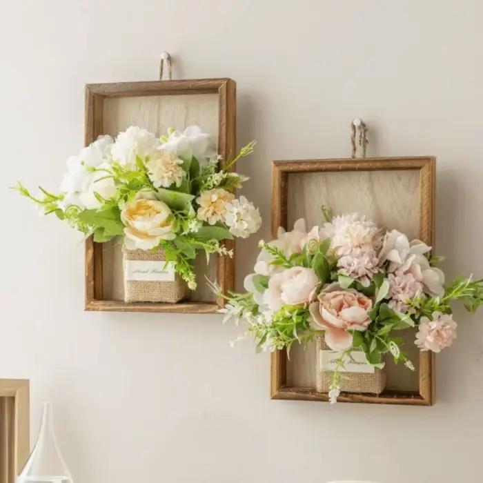 Cadre photo 3D en bois fait main