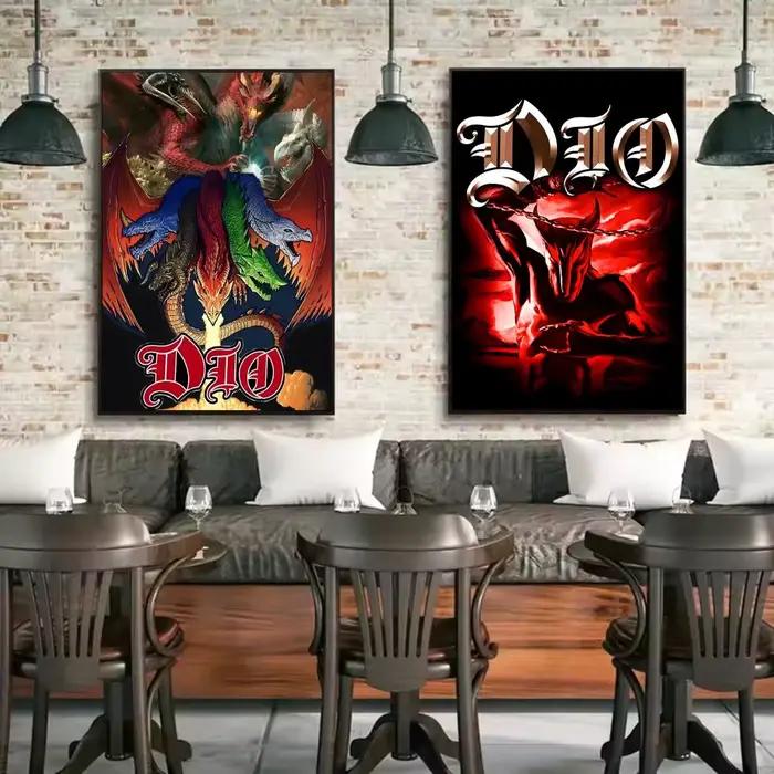 Rock Band Cool d-dio affiche Premium esthétique imperméable pour salon Bar maison décor moderne mur Art autocollant meilleur cadeau