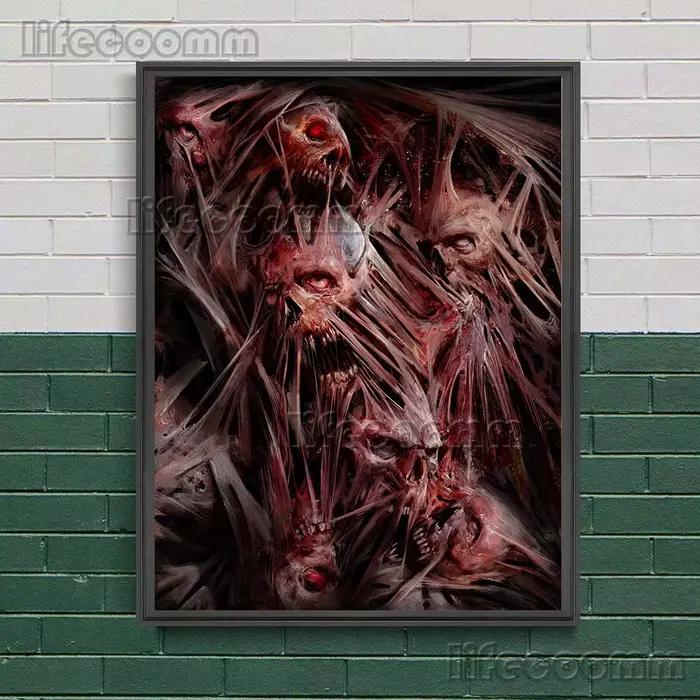 Toile d'art mural Vintage Demon Of Pain