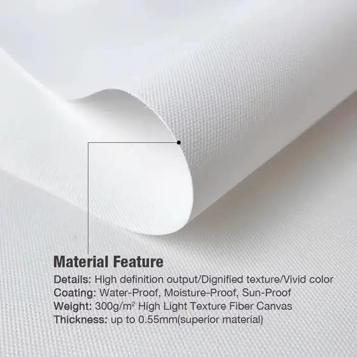 1 toile sans cadre [2D] – Décoration murale moderne abstraite géométrique en bois – Impression