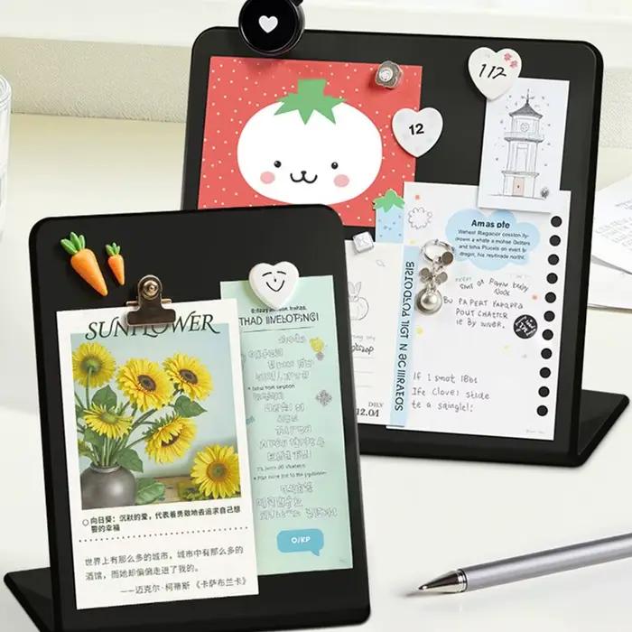 Tableau magnétique en métal pour messages