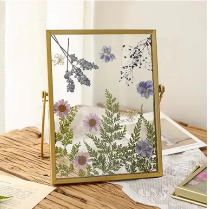 Cadre photo en verre transparent