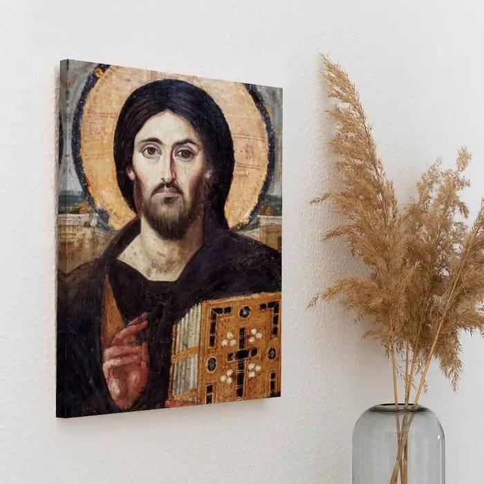 Le pantochrateur du Christ du monastère de Saint Catherine à Sinai