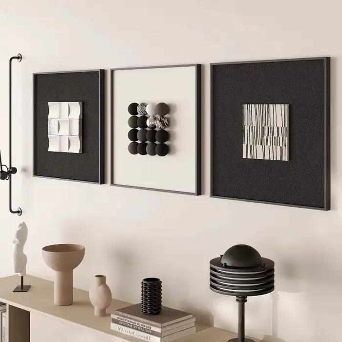 Décoration murale minimaliste de style européen pour salon
