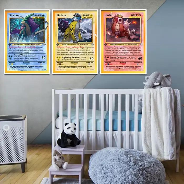 Affiche de Pokemon périphérique de dessin animé japonais