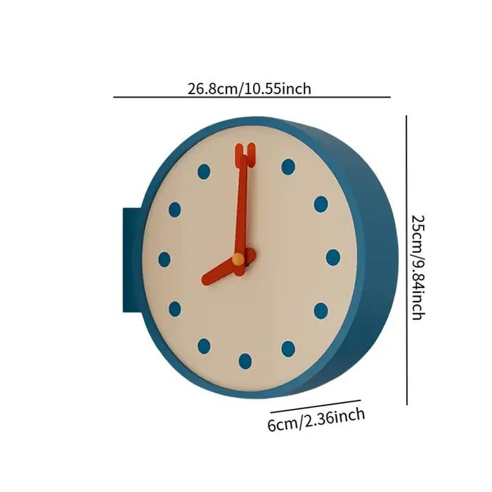 Horloge murale d'angle