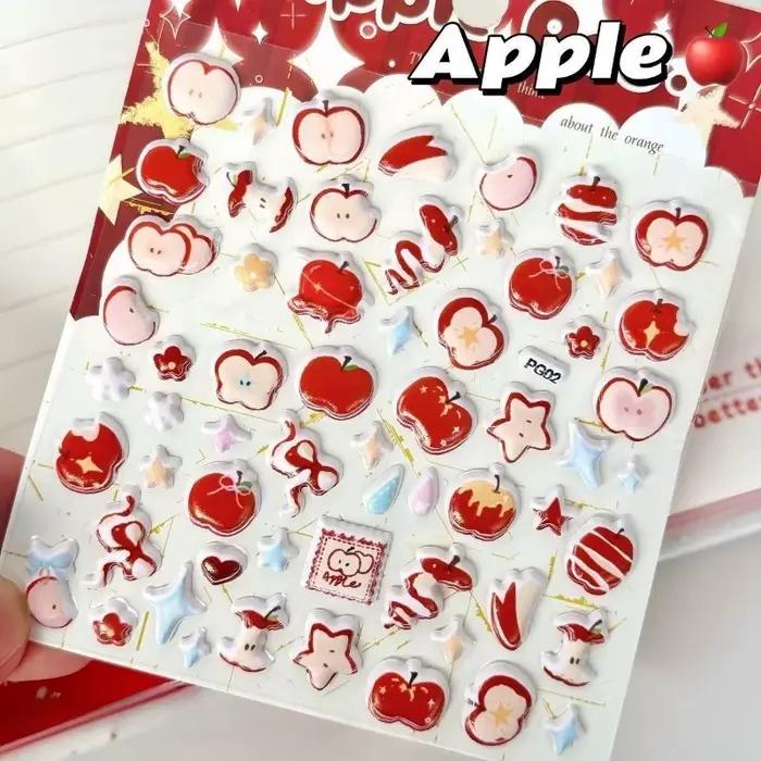 Autocollant bulle de pomme de rêve rétro doux