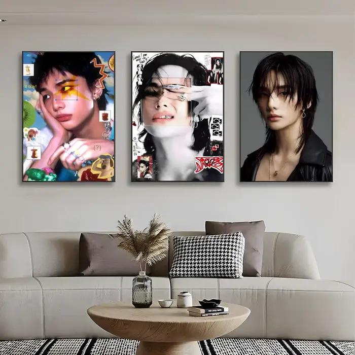 Affiche de chanteur coréen H-Hyunjin