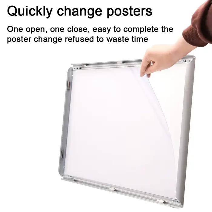 Cadre d'affiche en alliage d'aluminium