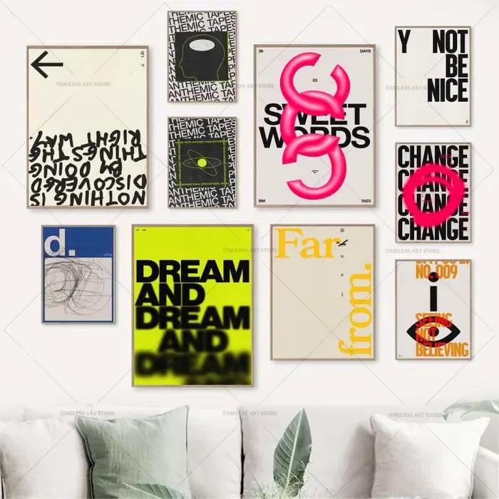 Affiches de citations modernes