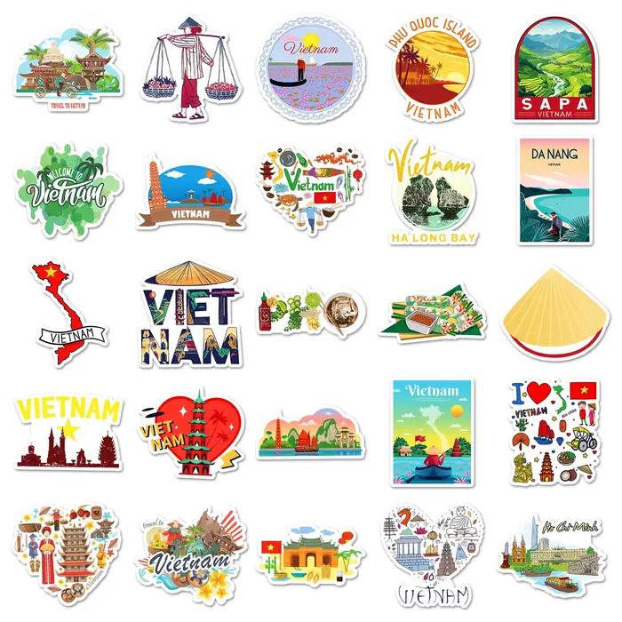 Autocollants de la série Vietnam City