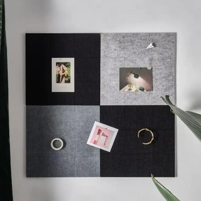 Tableau d'affichage en feutre pour murs