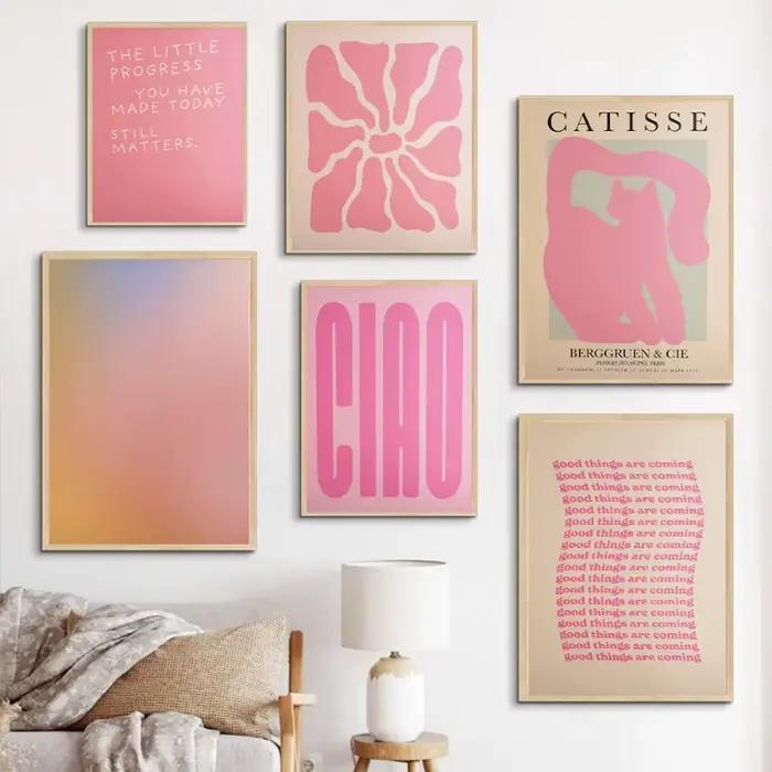Affiche imprimée abstraite moderne et tendance