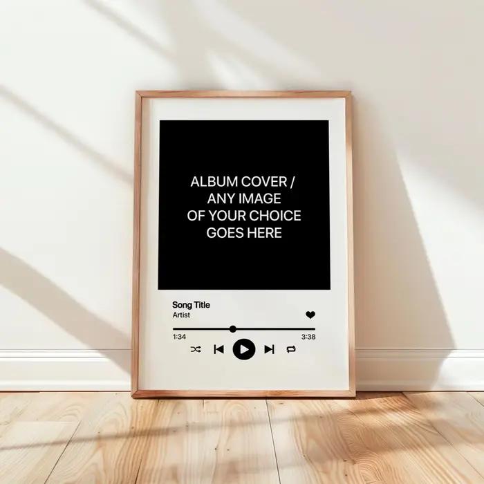 Affiche musicale personnalisée