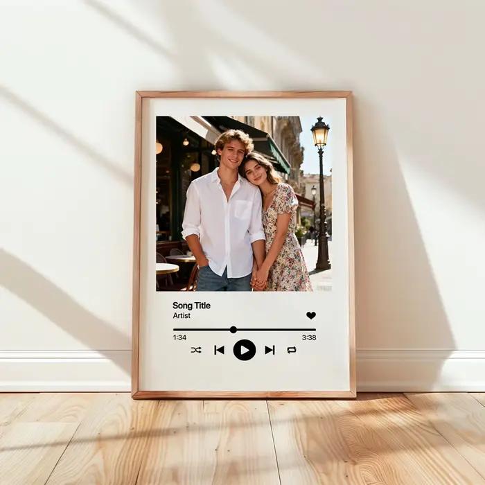 Affiche musicale personnalisée