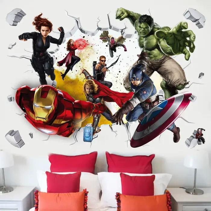 Affiche de film de Super héros 3D