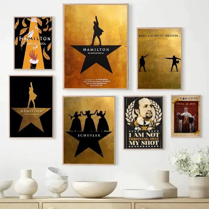 Affiche de théâtre Musical classique h-hamamilton