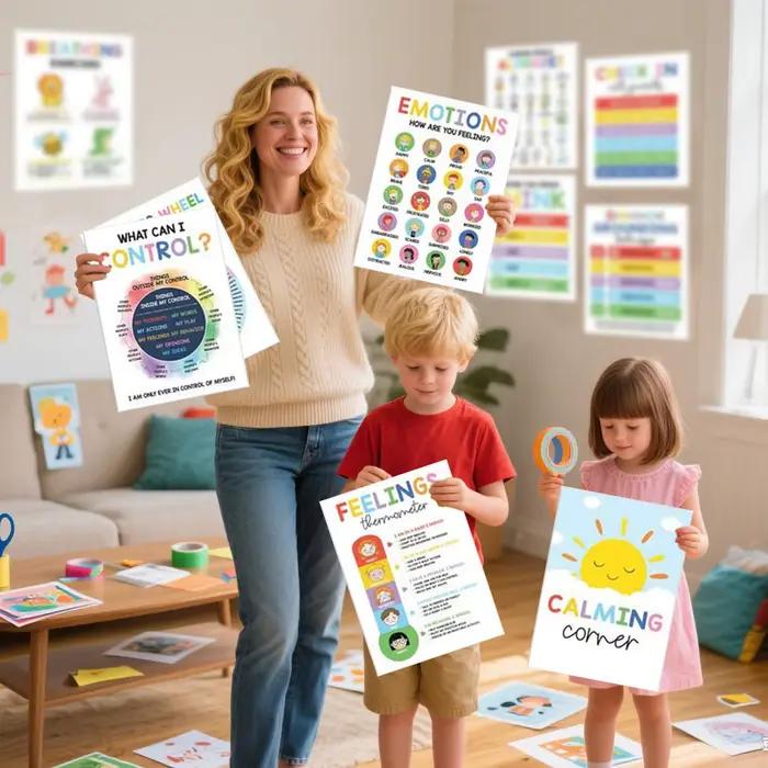 Affiche de psychologie de santé mentale