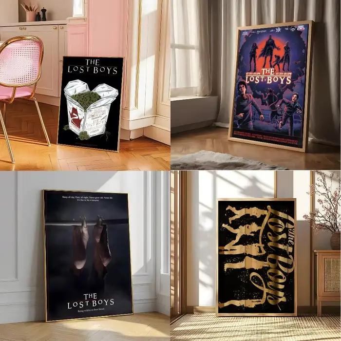 Affiche d'art avec impressions