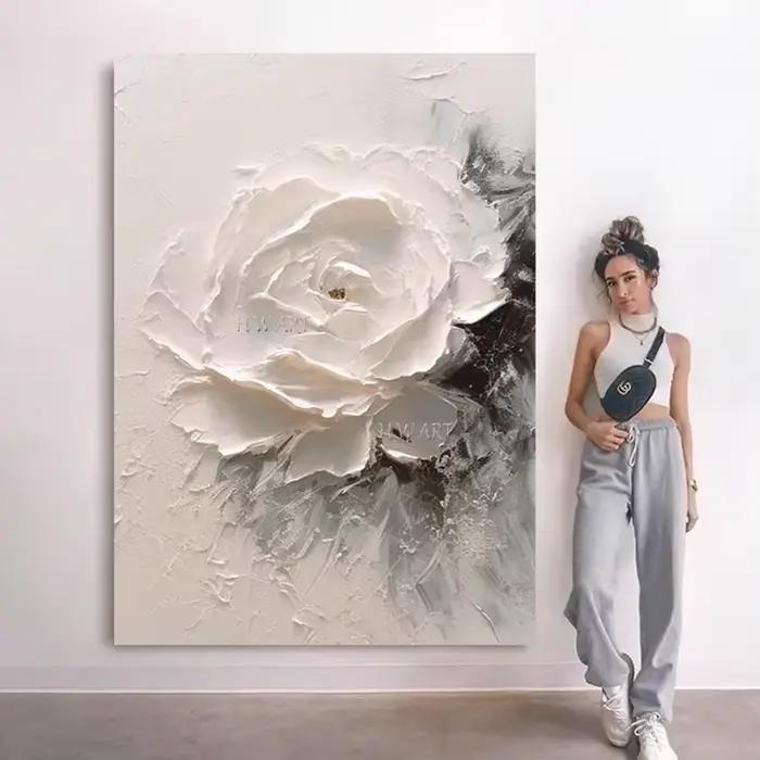 Belle toile d'art murale florale abstraite
