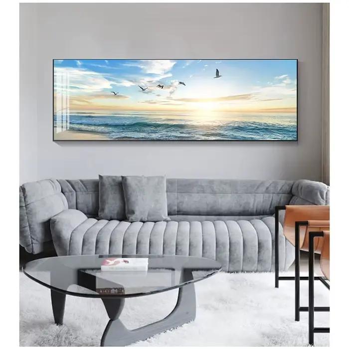 Peinture sur toile panoramique scandinave