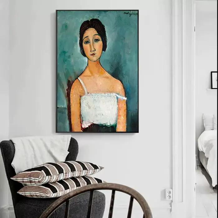Affiches de peinture sur toile Amedeo Modigliani, impressions d'art mural, décoration de la maison, salon, classique