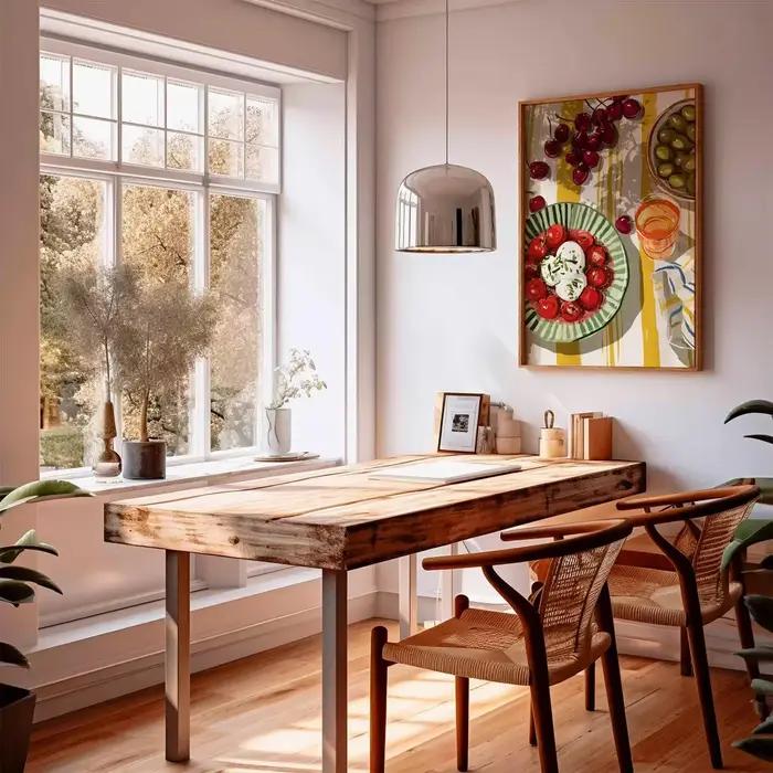 Impression d'art mural sur le thème de la cuisine méditerranéenne