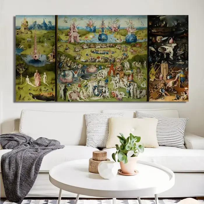 Bosch hiéonymus le jardin de la délice terrestre affiche