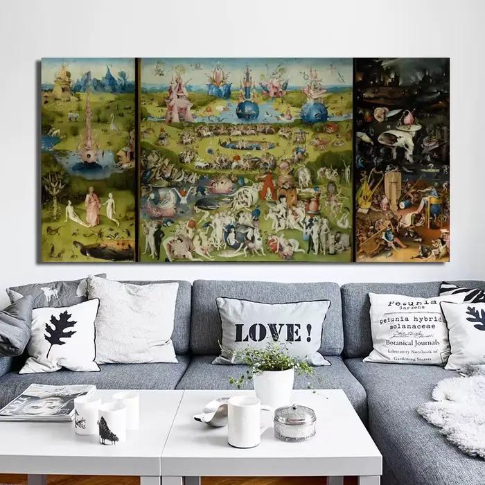 Bosch hiéonymus le jardin de la délice terrestre affiche