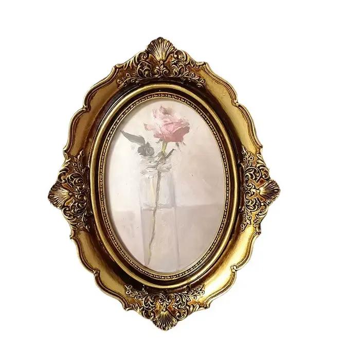 Cadre ovale d'inspiration Vintage de Six pouces