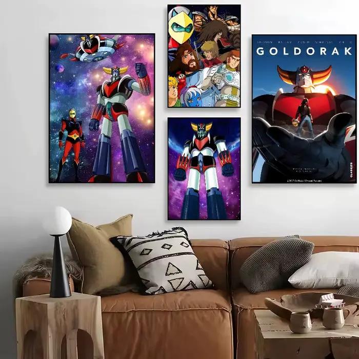 Robot g-ororak classique Anime affiche HD décor à la maison mur collant étanche