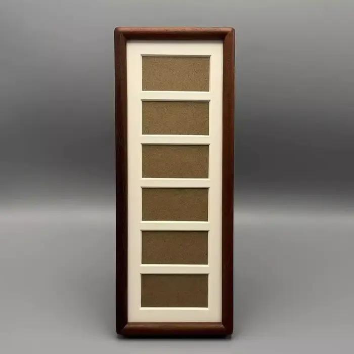 Cadre photo en bois multi-grilles style bande de film