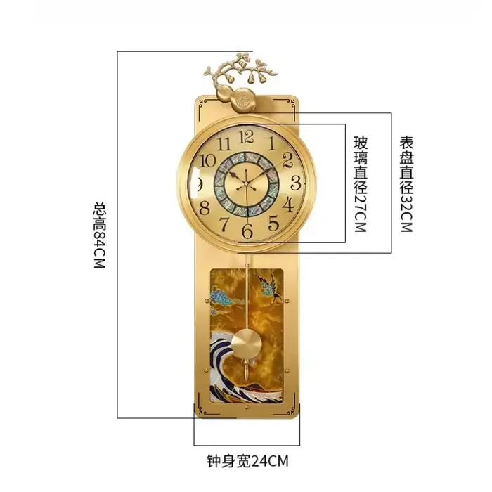 Horloge murale De bureau moderne esthétique Chic Unique italie