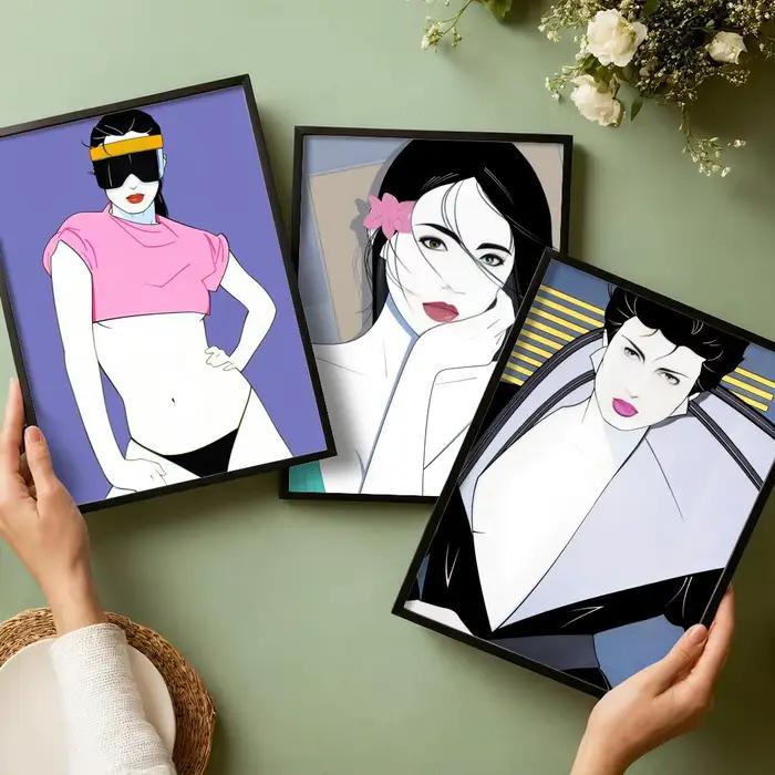 Affiche d'artiste américain P-Patrick Nagel
