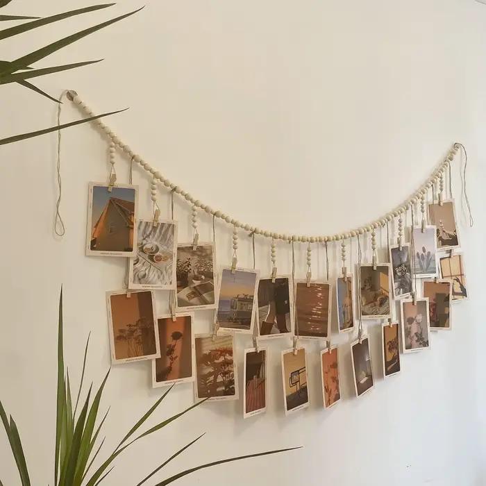 Présentoir de photos suspendu