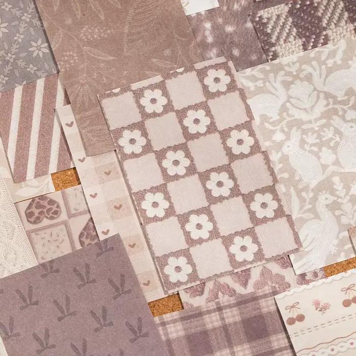 Lot de 1 à 4 papiers vintage pour scrapbooking