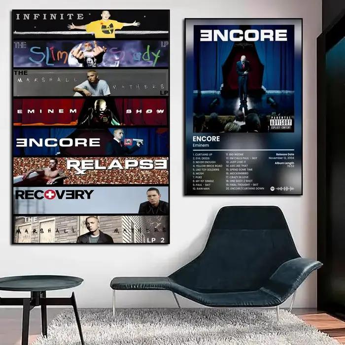 Affiche de rappeur e-minem HD