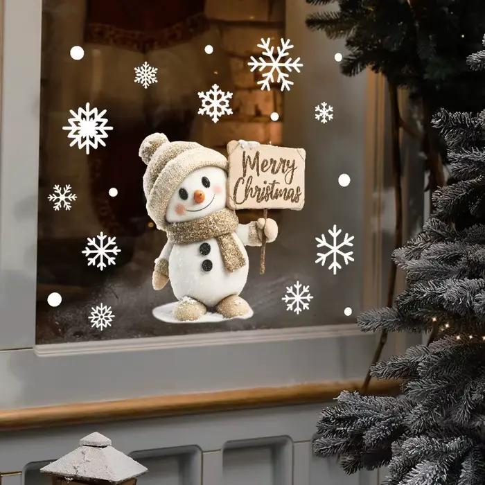 Autocollants de fenêtre de noël