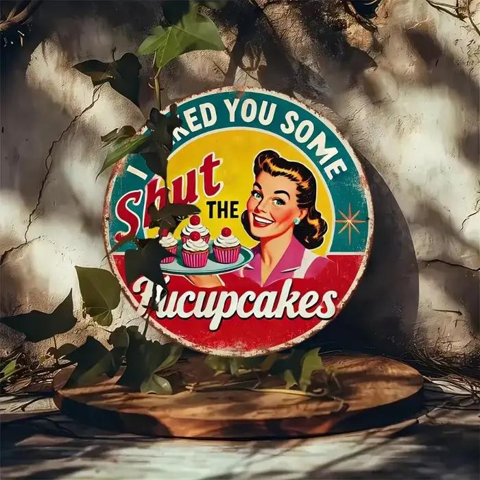 Décoration murale bohème « I Baked You Some Cupcakes » - pour la maison