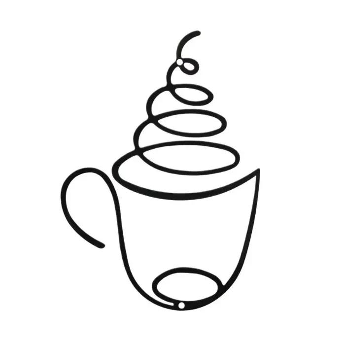 Tentures murales créatives pour café