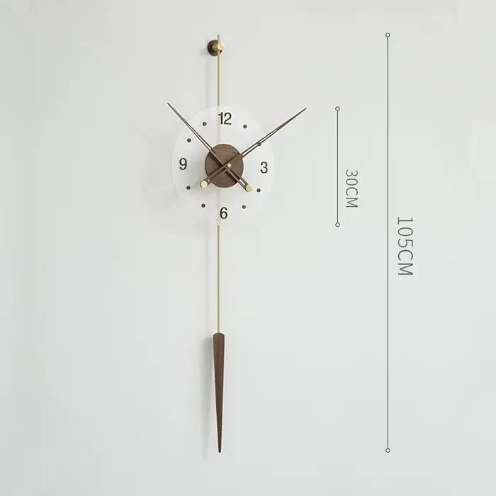 Horloge Murale Simple et Luxueuse