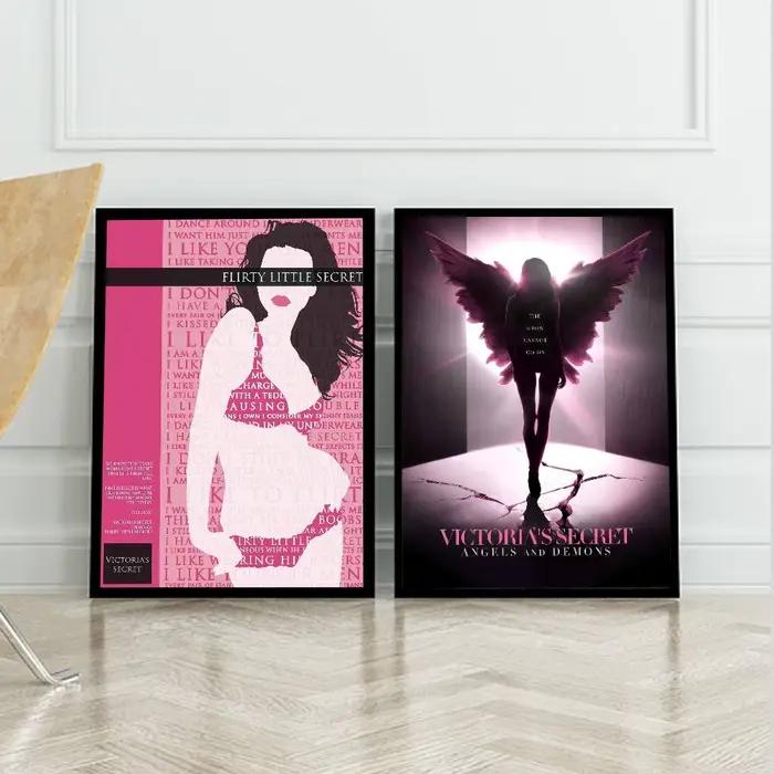 V-VictoriaS Fashion S-Secret Poster – autocollant mural imperméable de haute qualité