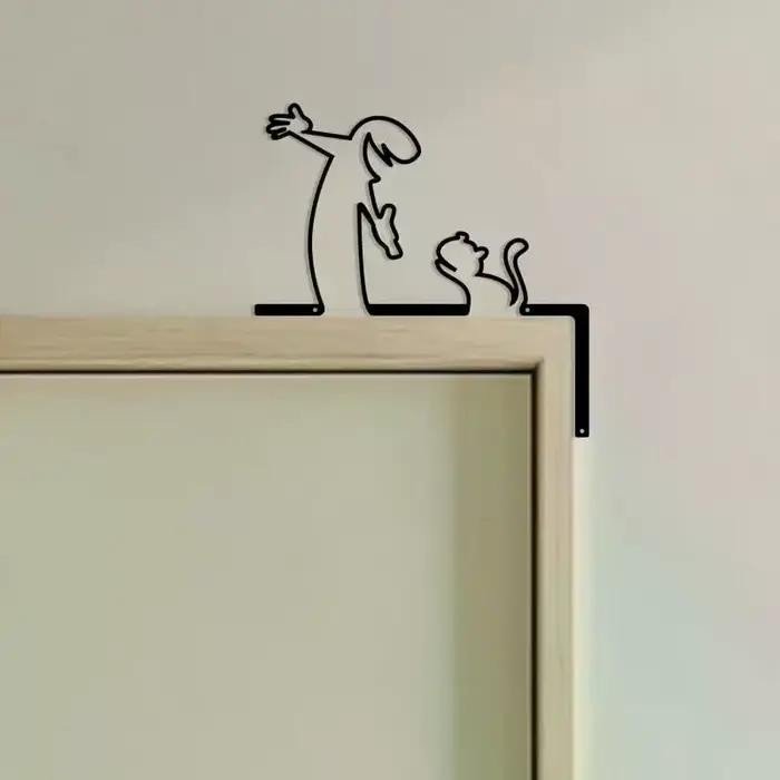 Décor mural en métal, panneau en fer forgé
