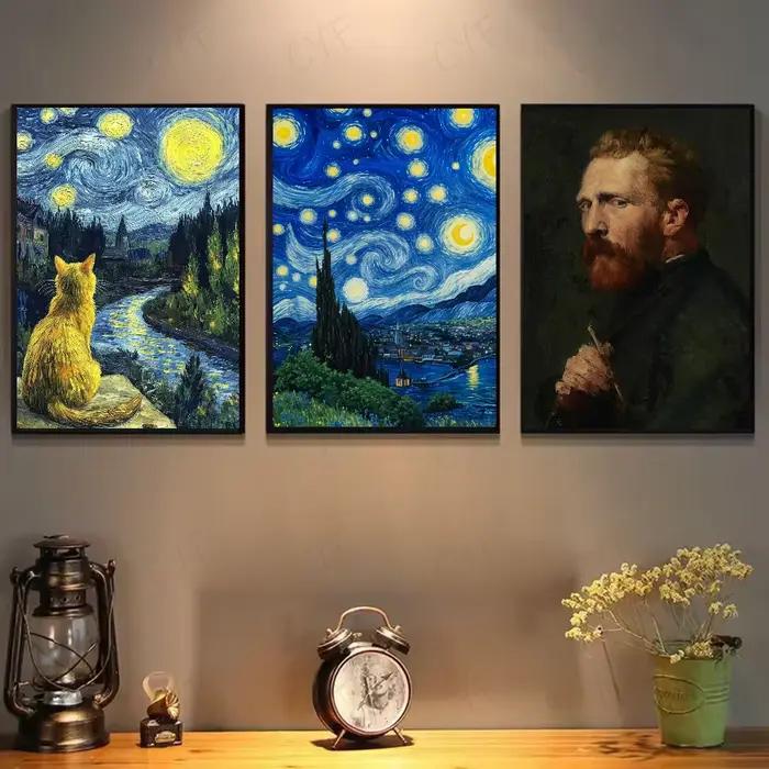 Affiche HD sans cadre des célèbres tableaux de Vincent Willem van Gogh