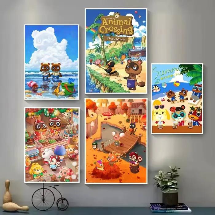 Affiches de dessins animés Animal Crossing